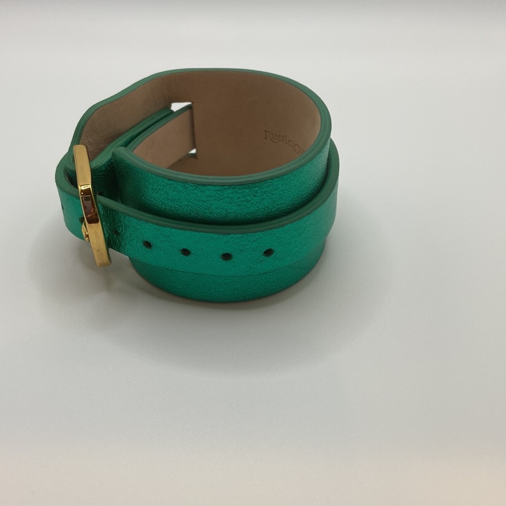 Rustic Cuff Metallic Green Cuff - image 6